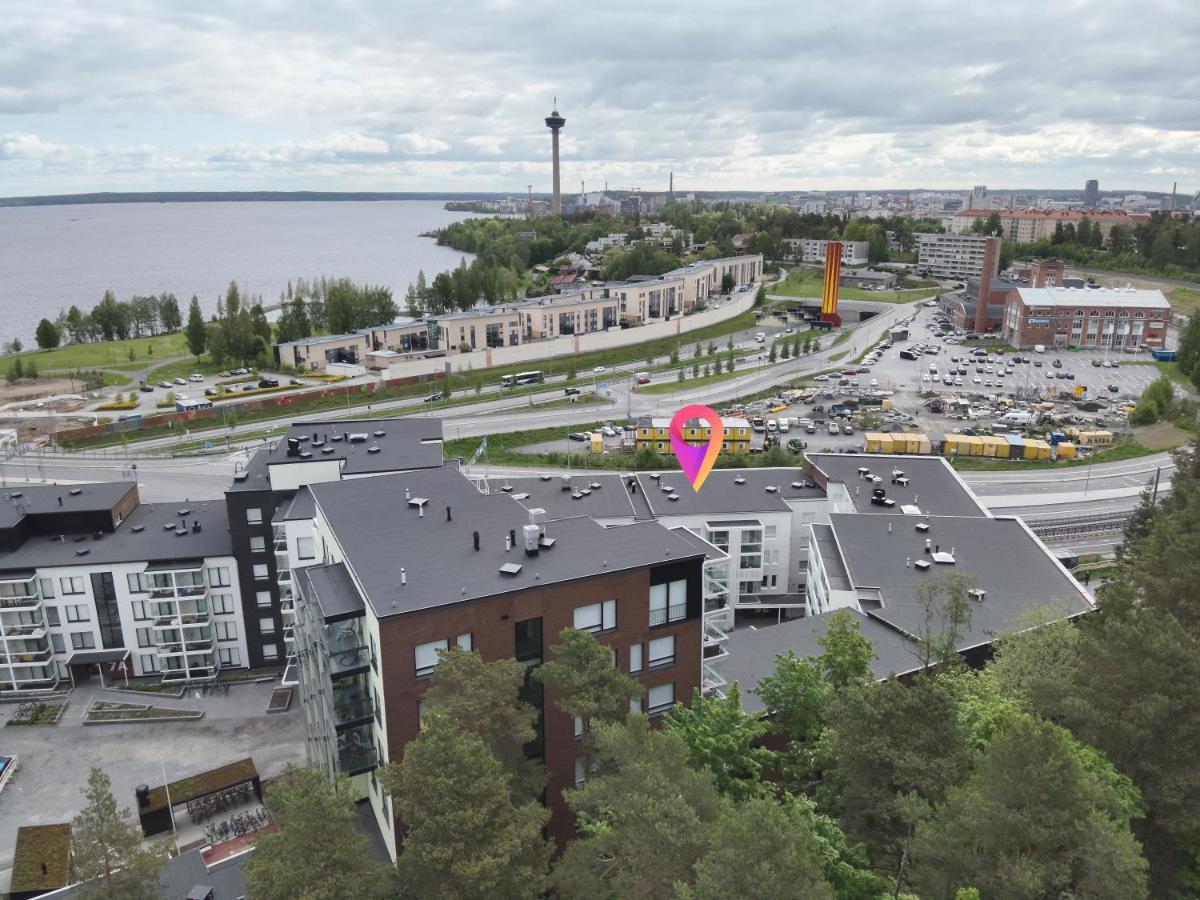 Huoneisto Close To Center And Naesijaervi - Free Parking, Ac, And Two Double Beds Tampere